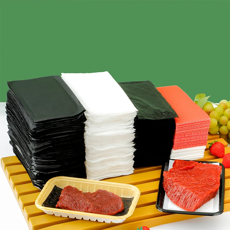 Cheap Price New Fashion Good Quality Meat Absorbent Pad SAP Pulp PE Film Disposable Pad for Meat Vegetable 160*80 50ml pad