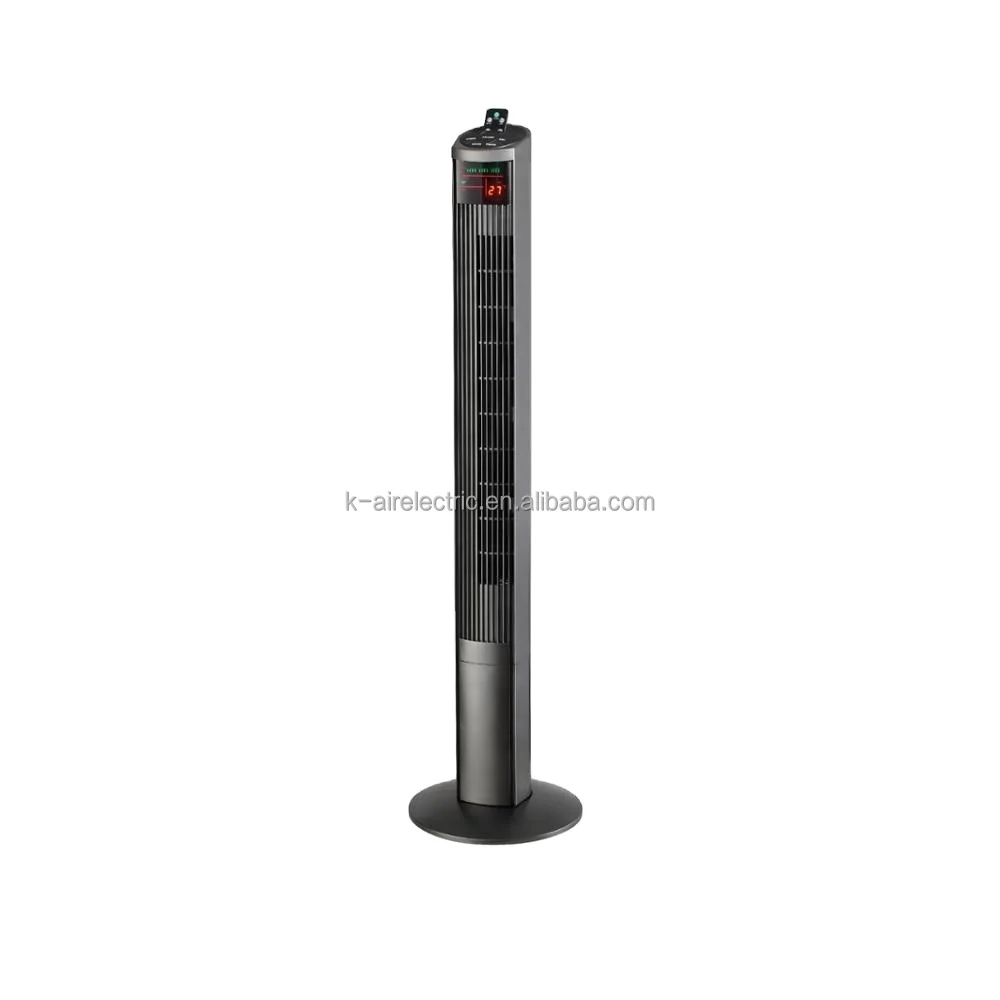 ETL Approved Electric Oscillating Cooling Portable Bladeless Tower Fans with LED Display and Auto Off
