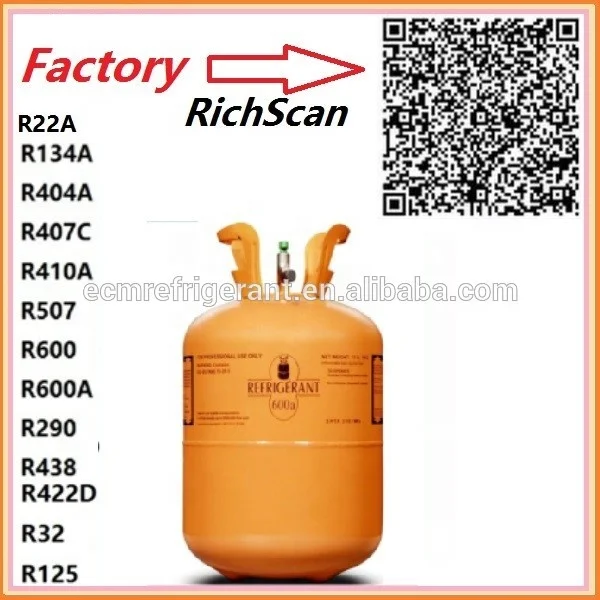 Газовый холодильник изобутан r600 также может предоставить (r134a r410a r600a)
