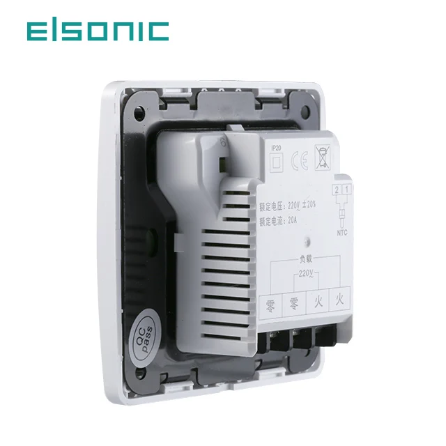 air conditioning and radiator integration HVAC system room thermostat with RS485 timer, 5+2 days programming