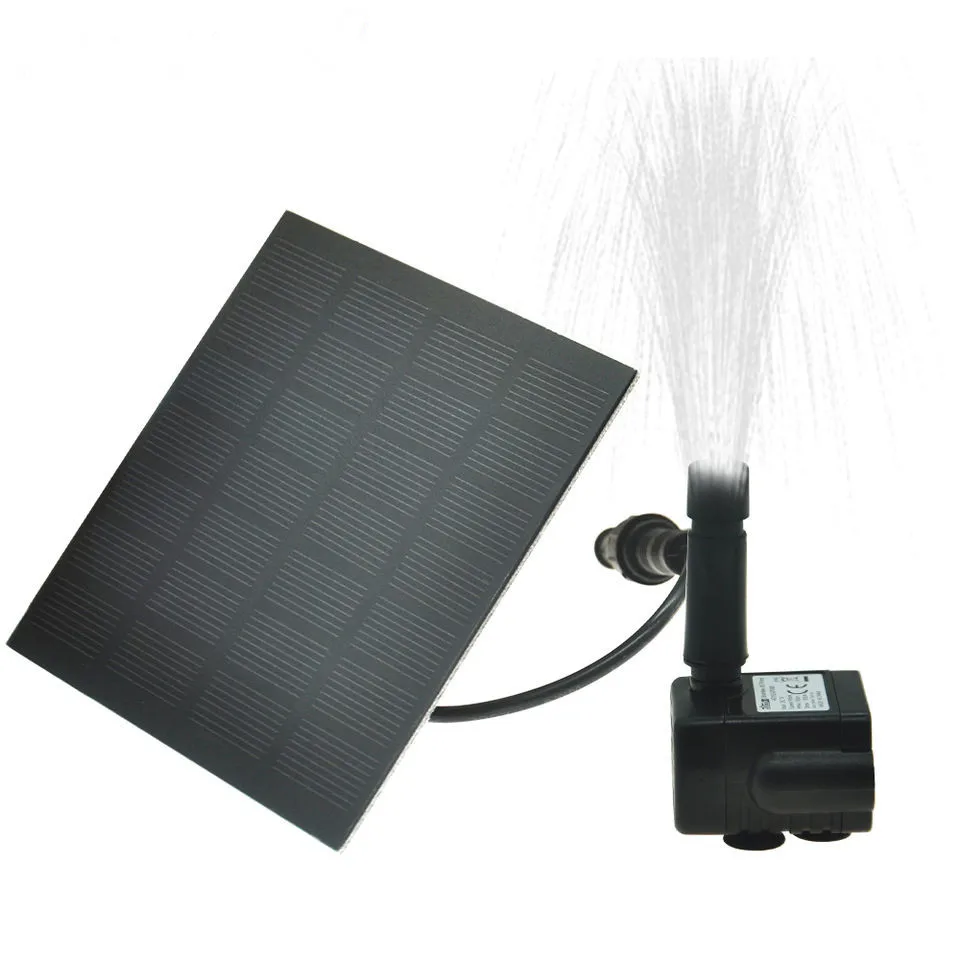 7V 1.2W Water Circulation for agricultures pool submersible panels solar water pumps