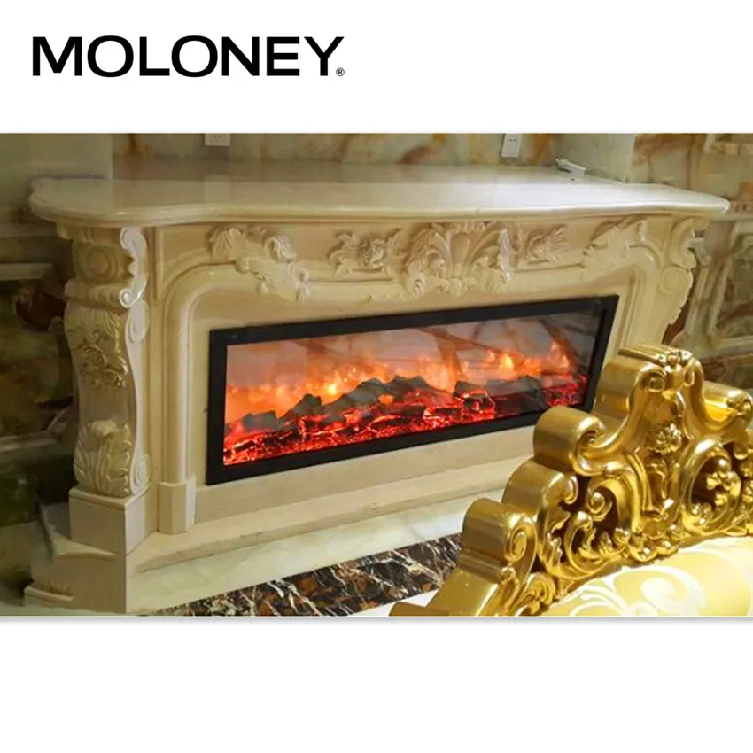 Moloney electric flat panel decorative electric fireplace without heat
