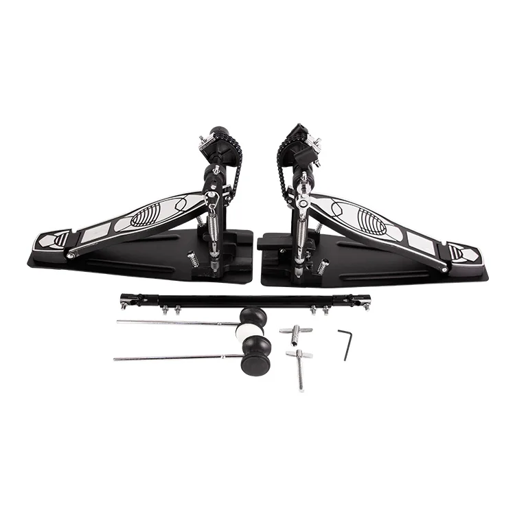TN-JTB- 170G Factory Prices multi-functional chrome plated Percussion accessories drum foot treadle Double Drum pedal