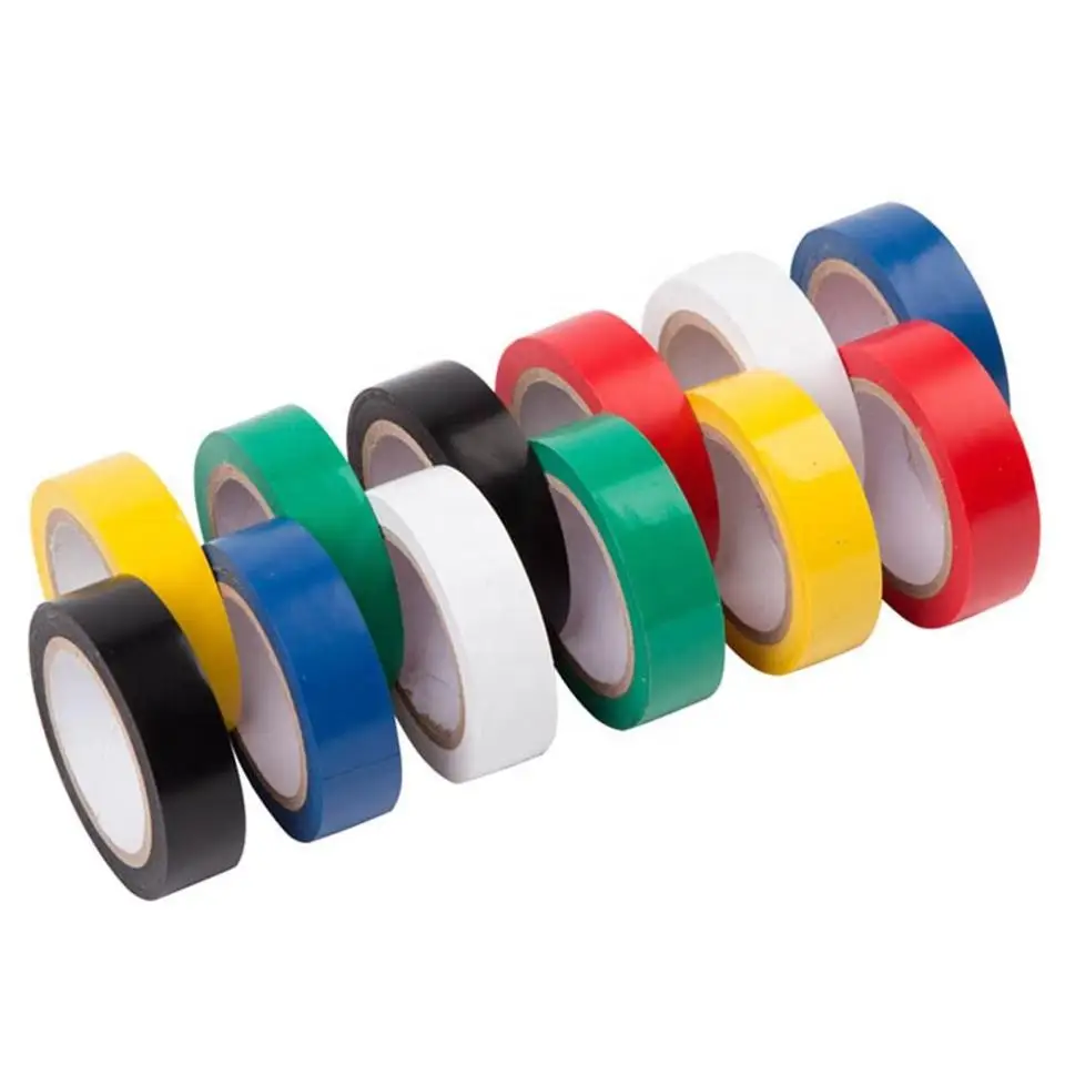 Heat Resistant Insulating Tape Colored Electrical Insulation Tape Rubber Safety Protective Pvc Adhesive Tape