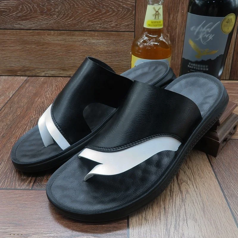 Кожаные сандалии из дерева, летние Персонализированные сандалии, большие пуанты, мужские сандалии, оптовая продажа, мужские сандалии