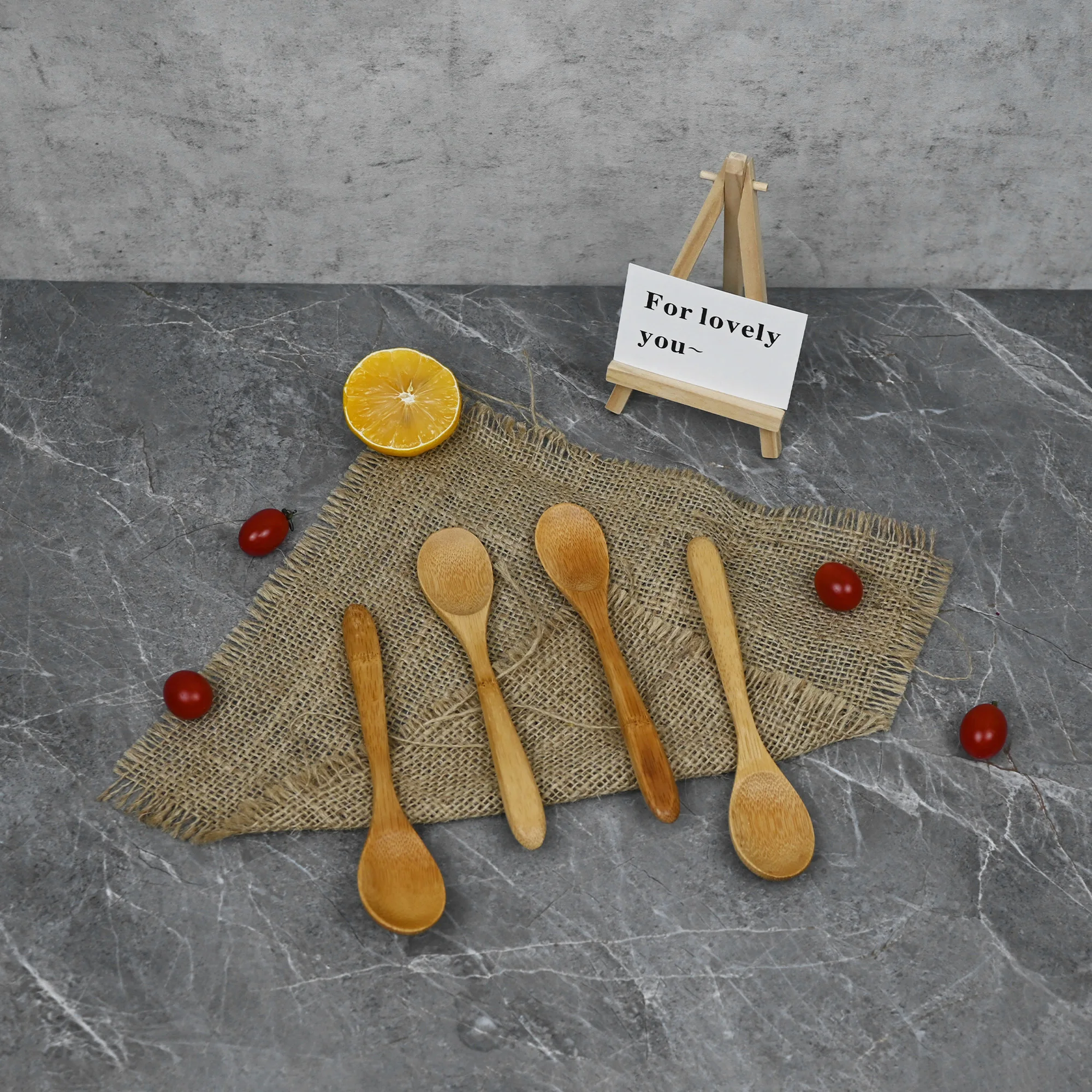 Bamboo Spoon Small Wooden Spoon Mini Spoon Is Excellent Choice For Tea Coffee And Soup