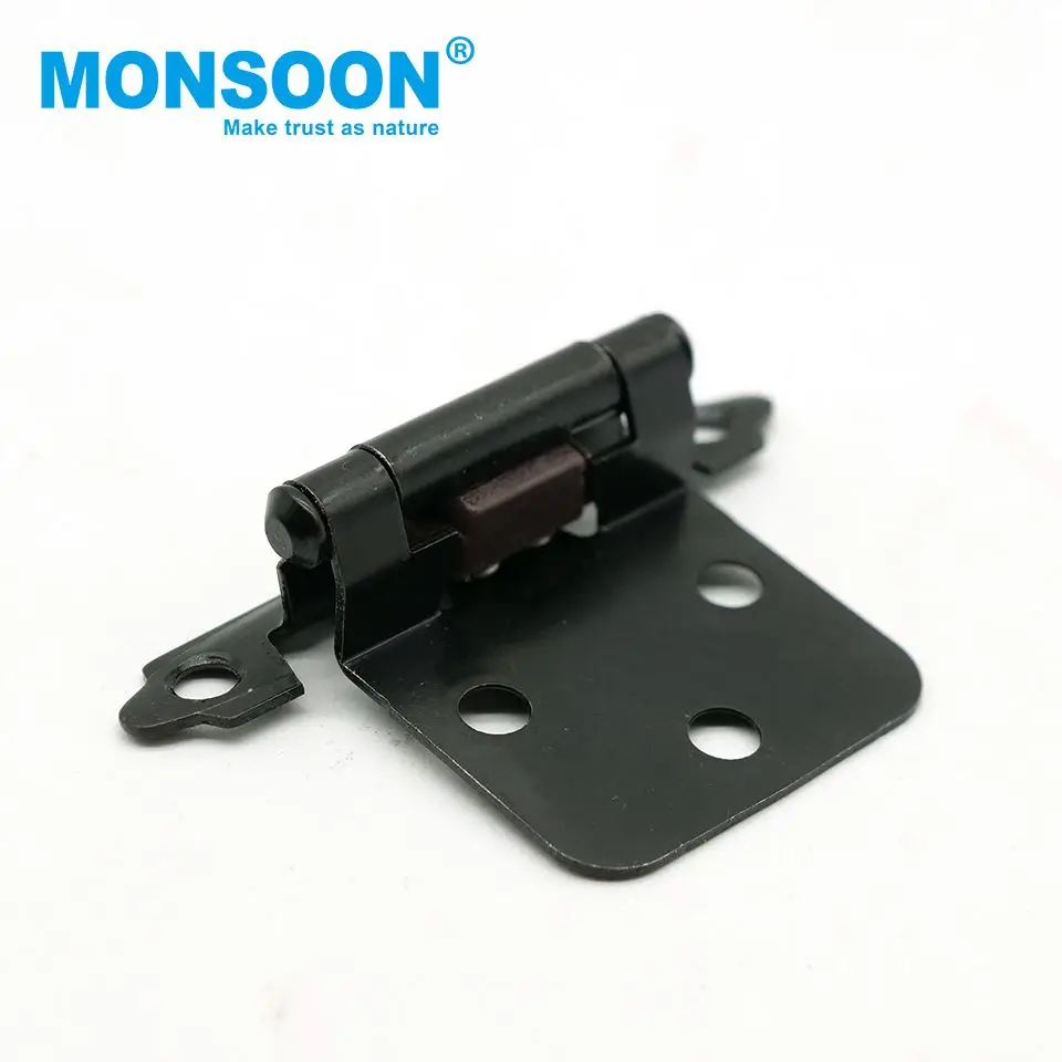 Furniture Hardware Cabinet Door Self Closing American Hinge Cupboard Closet Face Mount Iron Flush Door Hinges