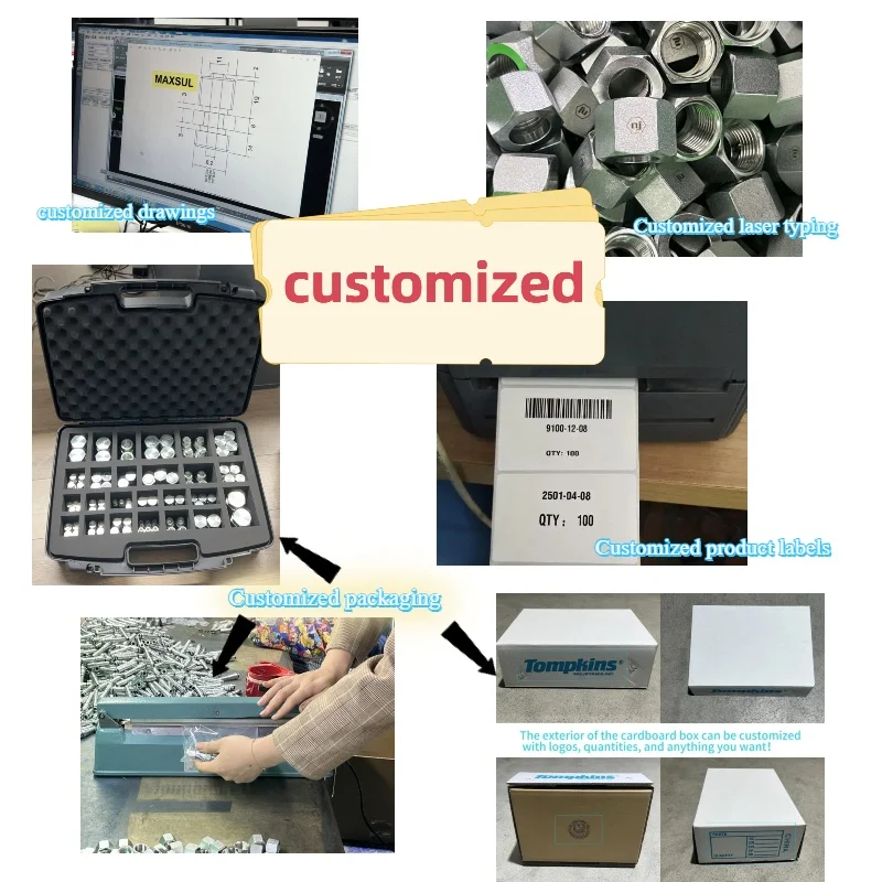 Zine Plated Carbon Steel 90 Deg Straight Thread Elbow Male SAE ORB to JIC 37 Flare Hydraulic Adapters Fittings