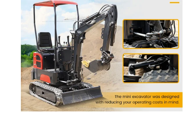 Multi function China Mini Excavator  Hydraulic Crawler Excavator For Sale