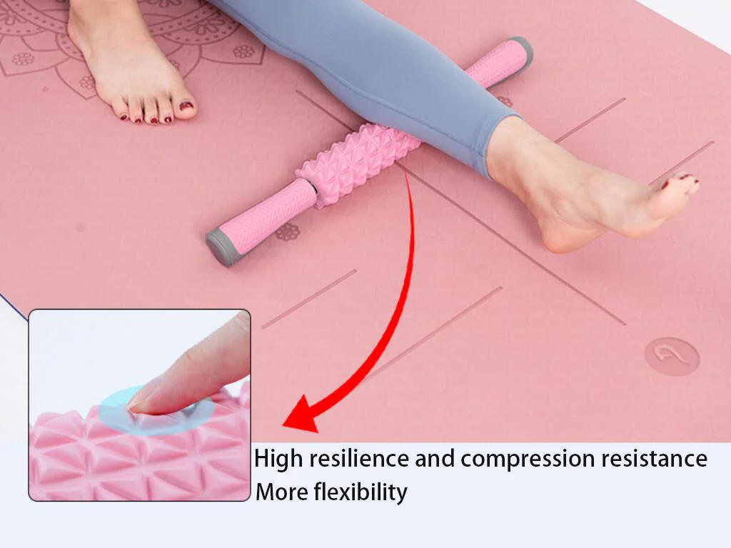 Sport Foam Muscle Relaxer Ring Clamp Leg Fitness Equipment Roller Yoga Massage Stick