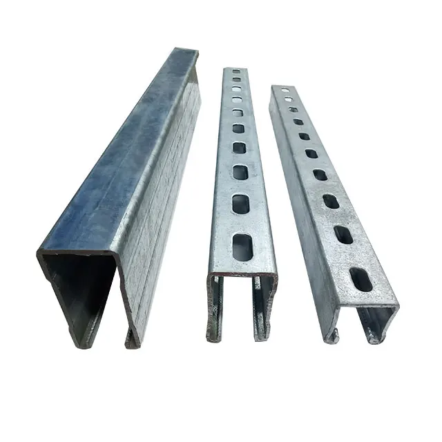 Manufacturer Good Price Carbon C Channel Steel,Hot Dip Galvanized C Shaped Steel Single Strut Channel