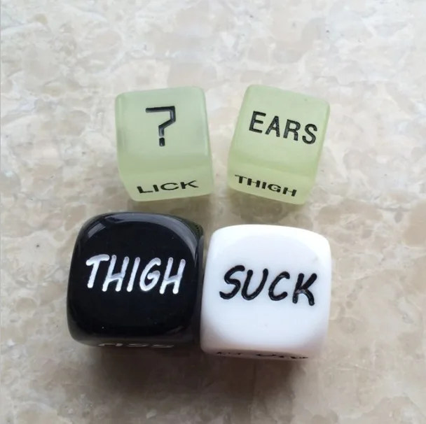 Wholesales luminous full size adult love sex game dice