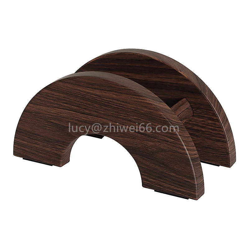 ABS Storage Box Hand Coffee Filter Holder Wood Bracket For Coffee Filter