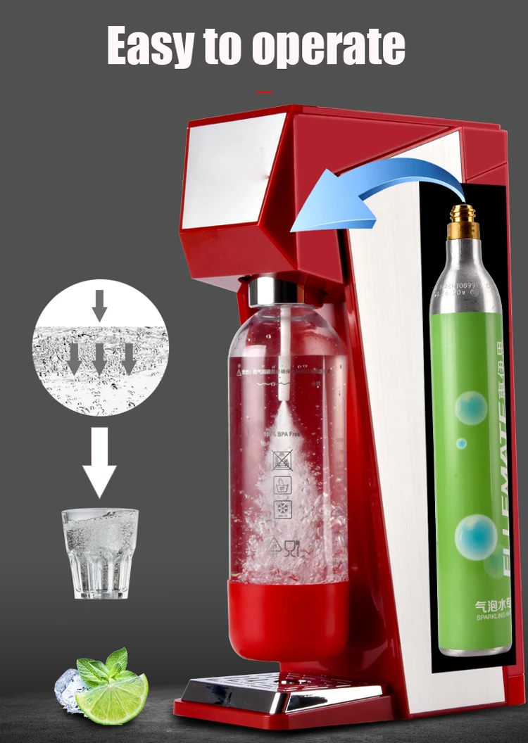 Factory Direct Home 1000ML Soda Water Making Machine For Boba Tea Shop