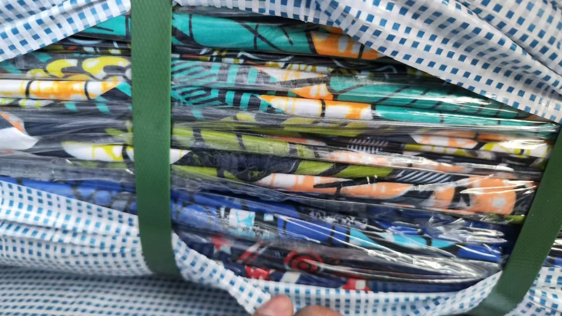 ACI Container Stock Factory Price Grade B Single African Coupon Wax Print 100% Polyester Java Ankara Pagne Hollandais 6 Yards