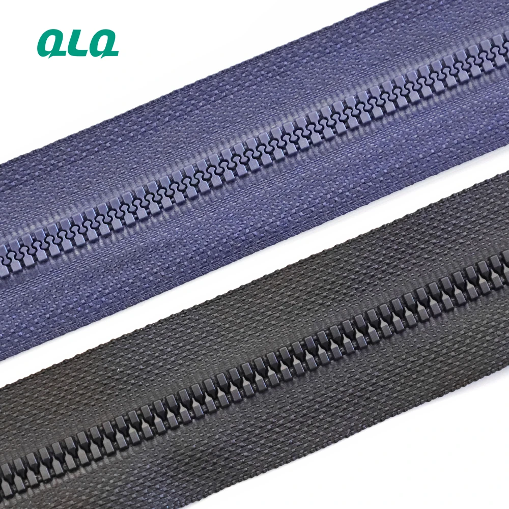 Personalized Design Industrial Customized Plastic Zipper for Clothing Bags Shoes Tents 3#5#8#10# Plastic Long Chain Zippers