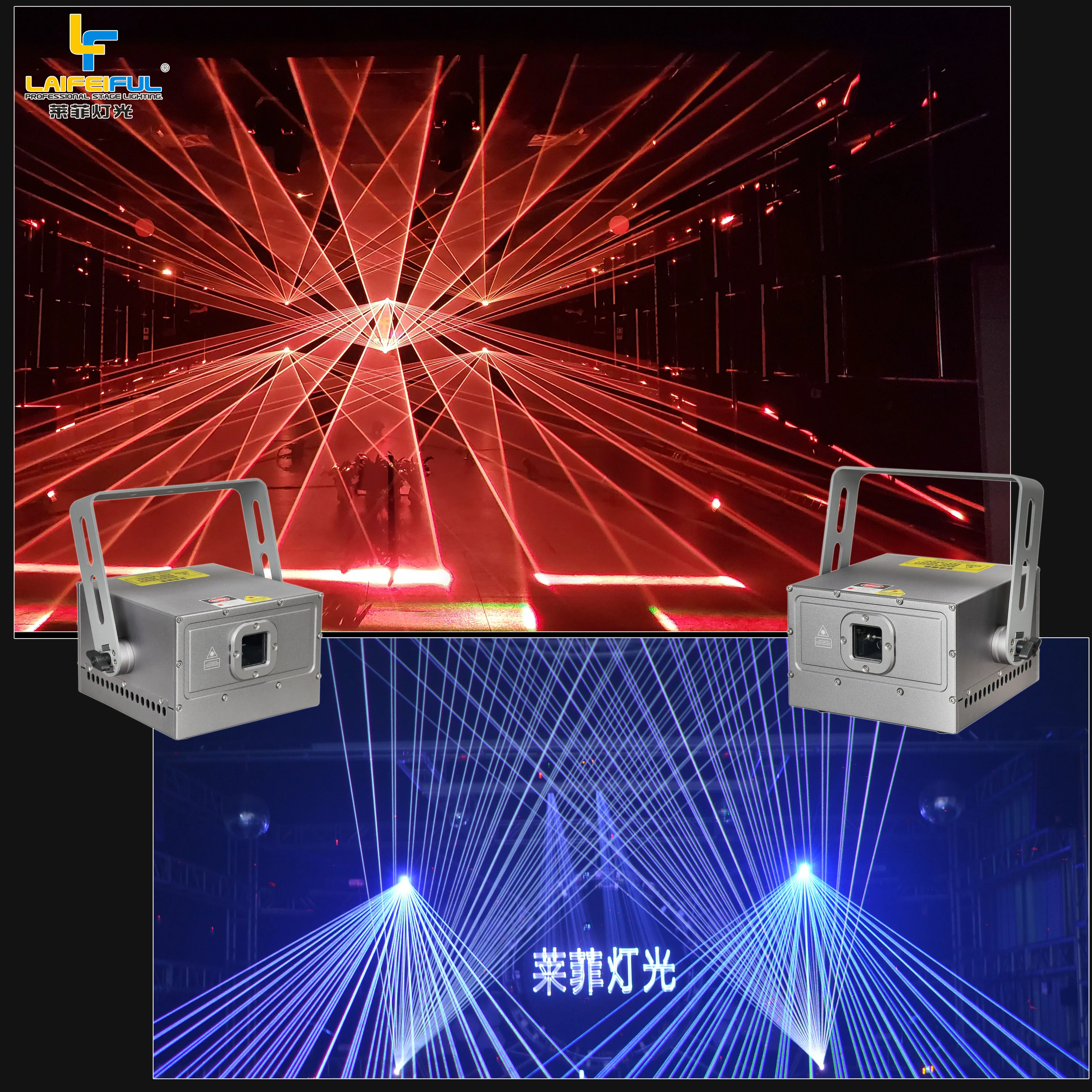 RGB Full Color Animation Laser Projector IP65 Christmas Bar Stage DJ Disco 5W Laser Light