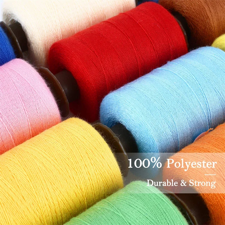 Wholesale 20/2 20/3 High Quality Cheap 100% Polyester Sewing Thread 10000yds Sewing Supplies