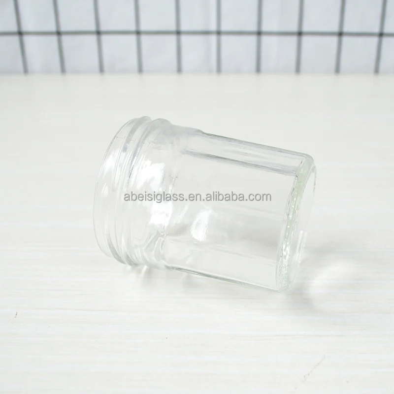 Wholesale 100ml 200ml 250ml 300ml 350ml 500ml 650ml Caviar Honey Jar Clear Glass Jam Pickles Bottle Empty Wide Mouth Mason Jar