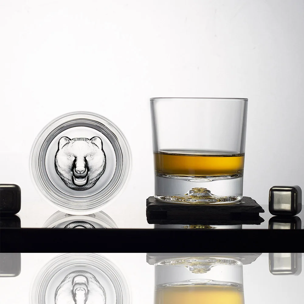 Wholesale Hot Sale Stocked Custom Wine Glasses Lead Fee Crystal Whiskey Glasses Whiskey Tumbler glass Whiskey Glass