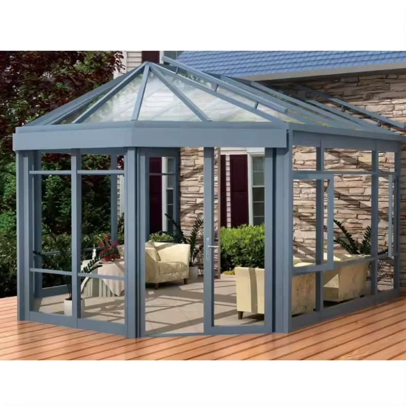 Container house container relax 4 season winter sun house gardens for glass conser price glass outdoor glass house