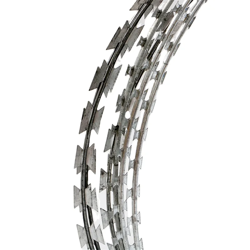 Dingzhou Factory spiral razor blade concertina barbed wire Manufacture Direct Sale Dubai