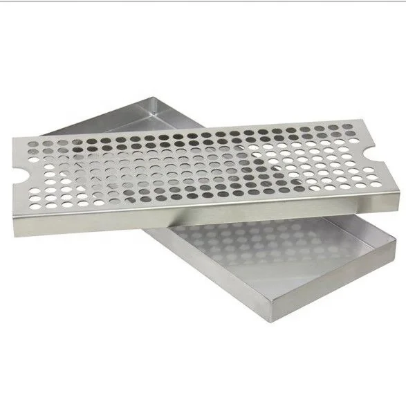Glass cleaning rinser aluminium drip tray custom beer drip tray