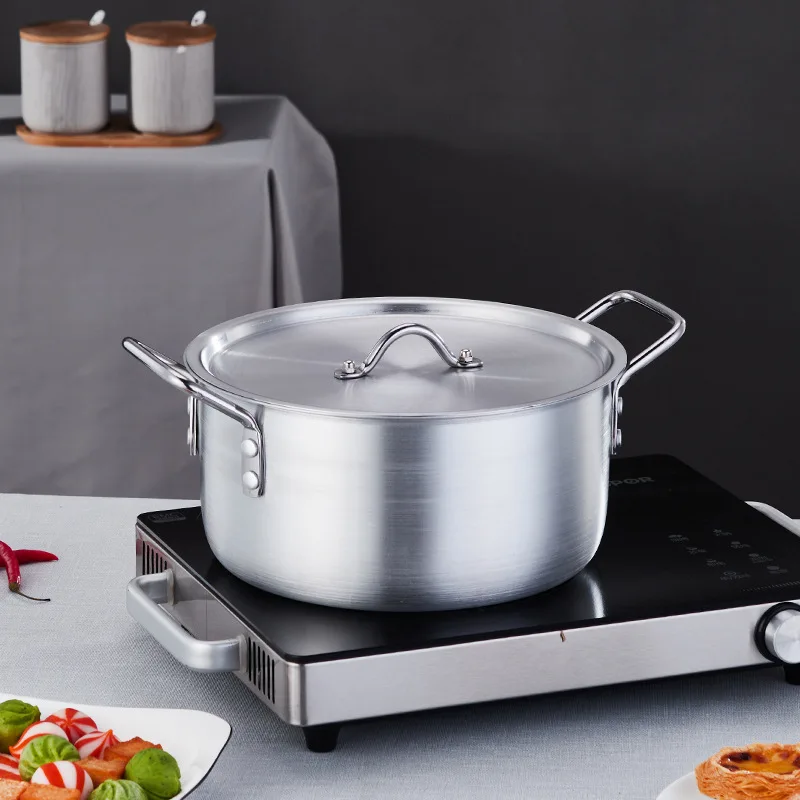 Aluminium Pot sets of 7pcs Soup Pots 14CM/16CM/18CM/20CM/22CM/24CM/26CM Aluminium Cooking Pots Cookware