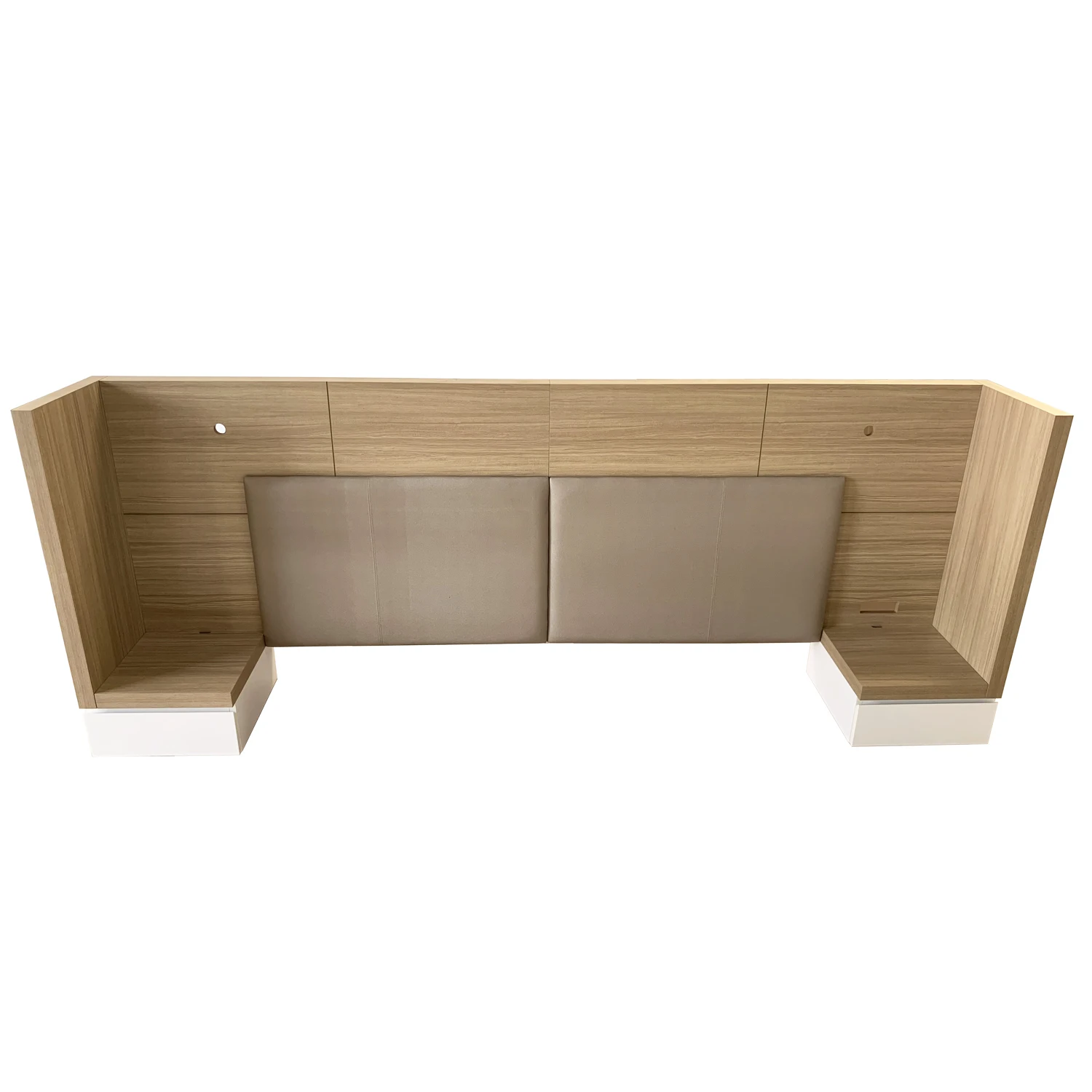 modern hotel bed king size laminated headboard for hotel