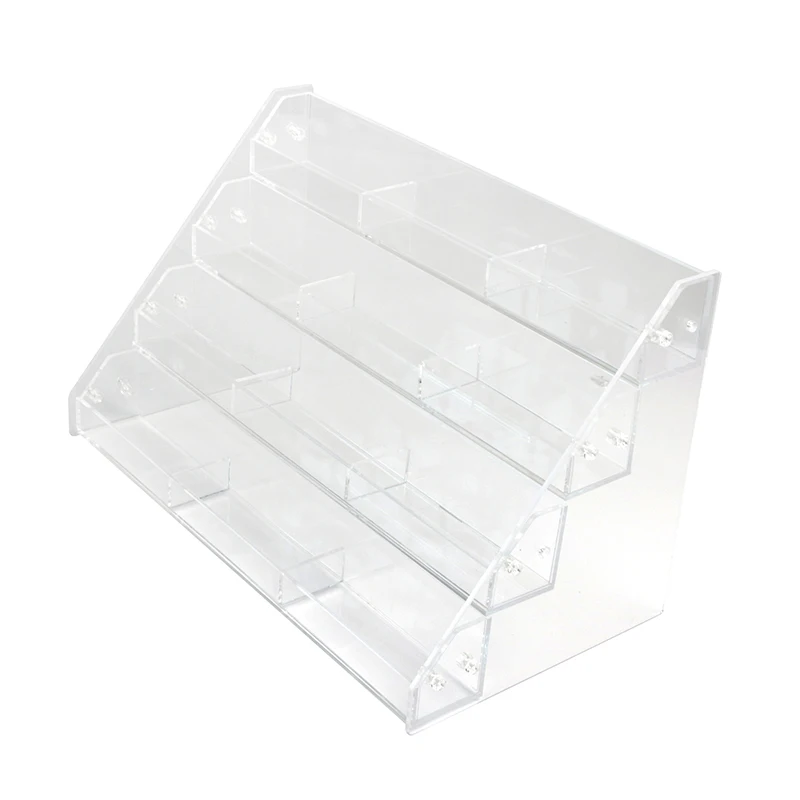 OEM customized shop counter multi-layer acrylic display stand clear acrylic display rack