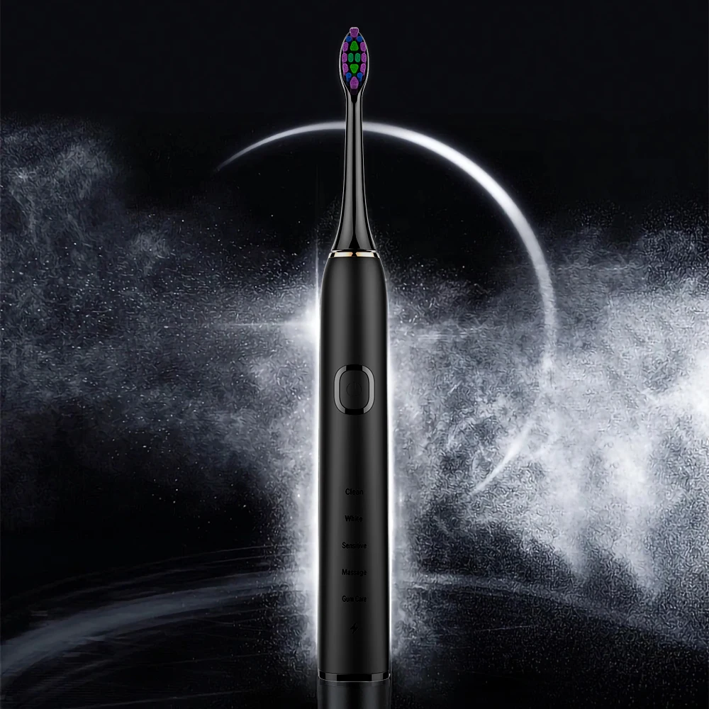 Good Prices Black Replacement Auto Vibrating Electric Toothbrush Ultrasonic Electric Tooth brush