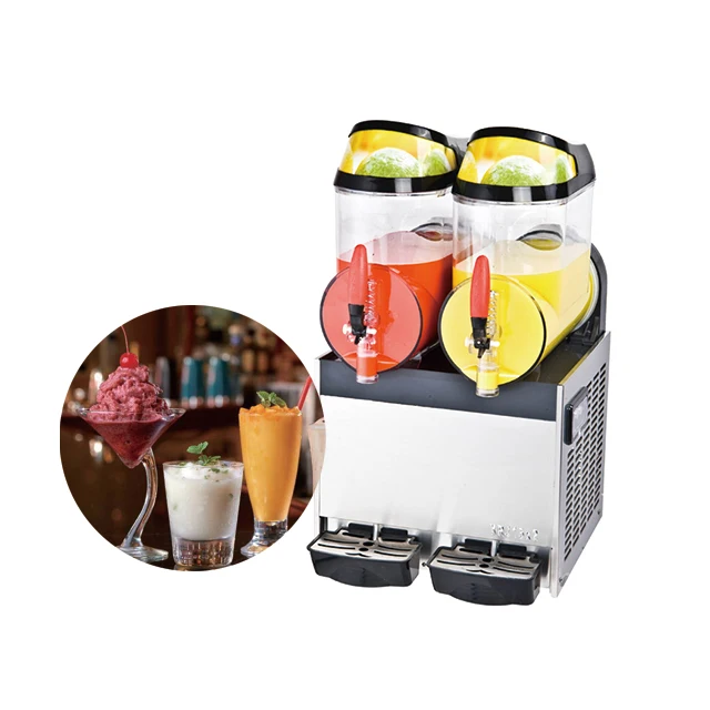 Factory Supply High Quality Ice Slush Machine Commercial Frozen with Double tank XRJ10Lx2