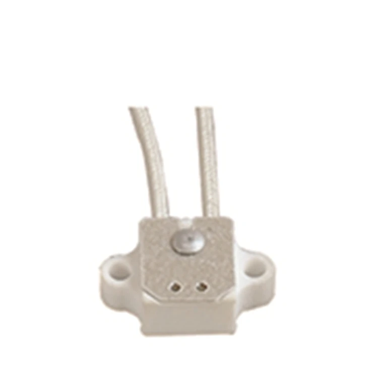 Wholesale Price Hot New models  g4/g5.3/g6.35 halogen lamp socket with silicon rubber wire halogen lamp bases