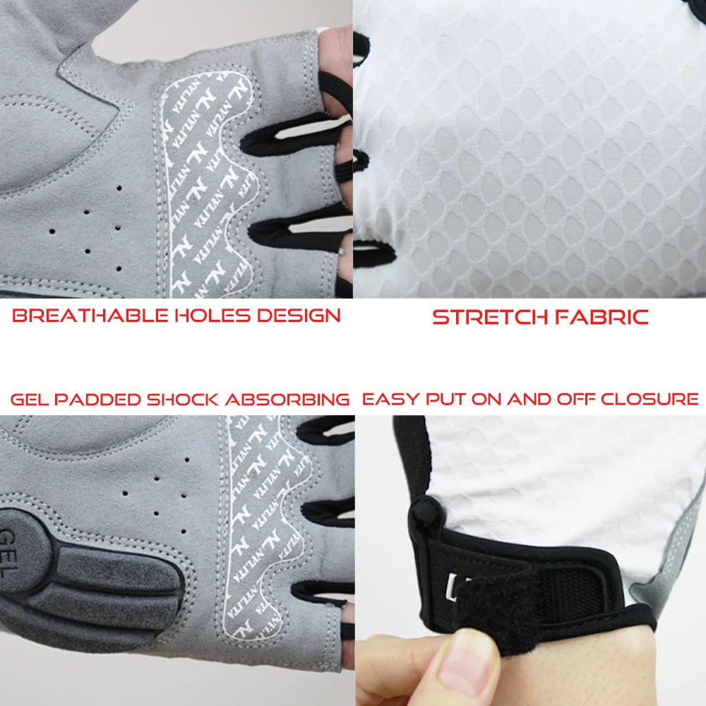 Customized Small Size Cool Cut Finger Cycling Gloves Thin Lightweight Bike Gloves For Child