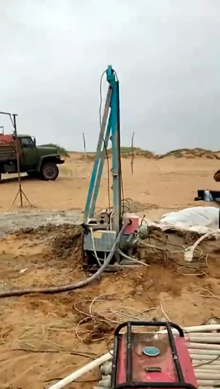  Hot Product HF150D Portable Hydraulic Diesel 150m Deep Water Bore Well Drilling Rig For