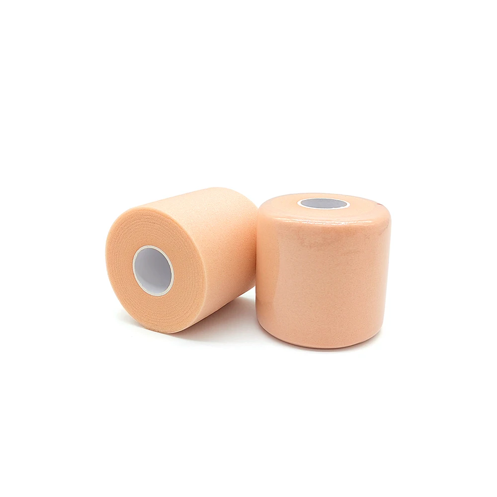 Skin Colors Foam Under wrap Tape Sports Pre-wrap Athletic Tape Bandage Elastic Under wrap for Ankles Wrists Hands and Knees