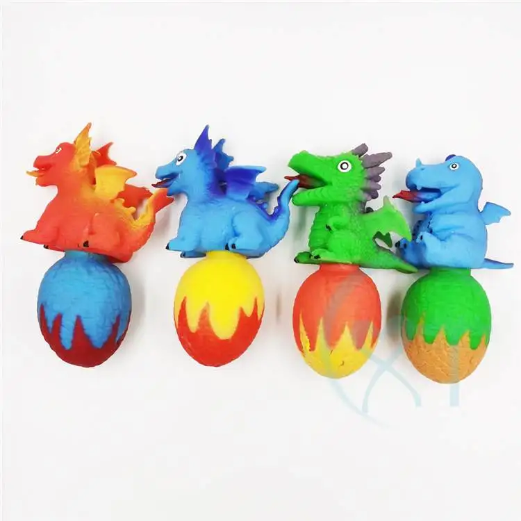 Wholesale Manufacturers Cartoon Box Dinosaur Egg Pinch Squeeze Toys Decompression Vent Pet Gift Flip *# Toy