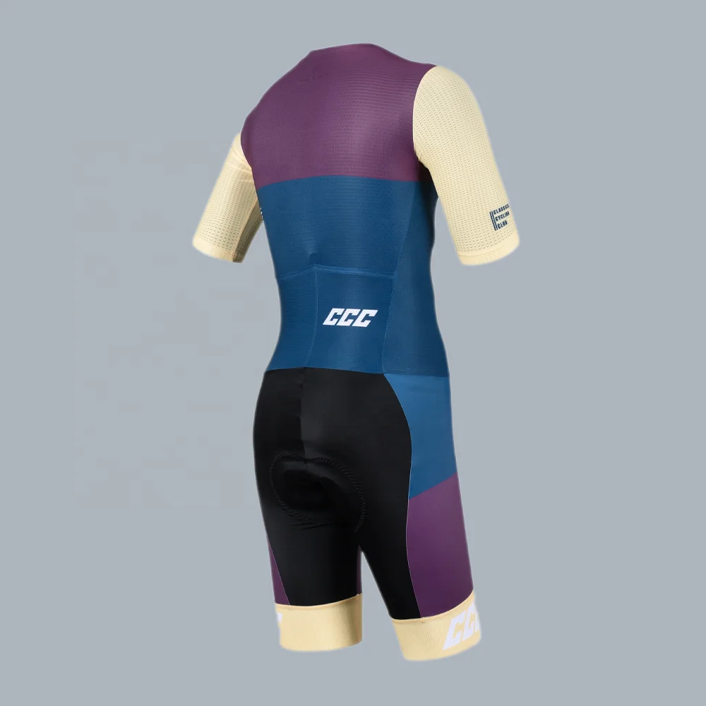 Tarstone ODM Aero Race Cutting Design Colourful Cycling Skin Suit Breathable Bike Speed Suit Bespoke Cycling Triathlon Suit
