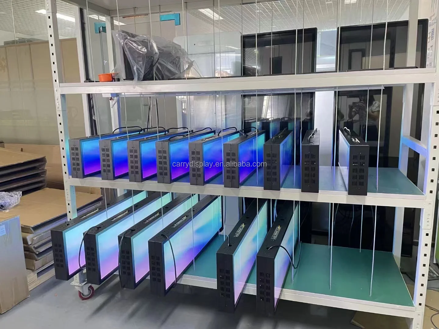19/23/24/28/29/34/35/36/37/49 Inch Lcd Screen Stretched Bar Digital Shelf Display/edge Display/wide Lcd Panel Sign