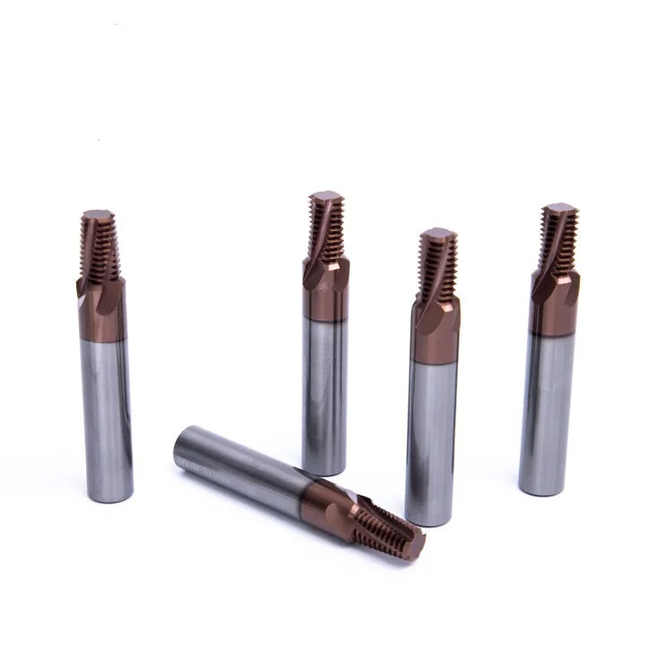 MMT Carbide thread End Mill left helix left cut milling deflection less