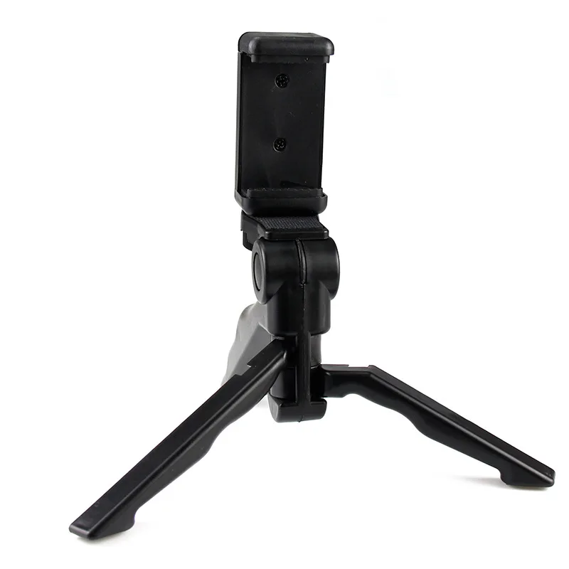 Portable Folding Mini Tripod Stand for Selfie Stick Adjustable Webcam Stand Desktop Stabilizer Mini Camera Tripod