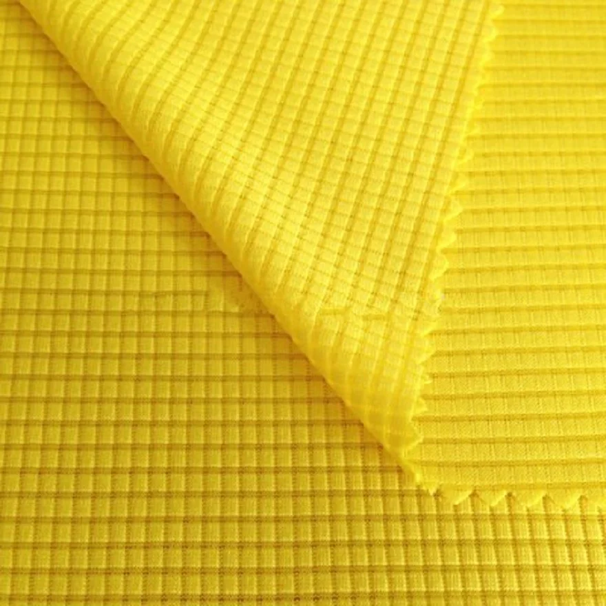 FREE SAMPLE Summer sport train shirt light breathable clothing 100 polyester cool max knit waffle jersey fabric