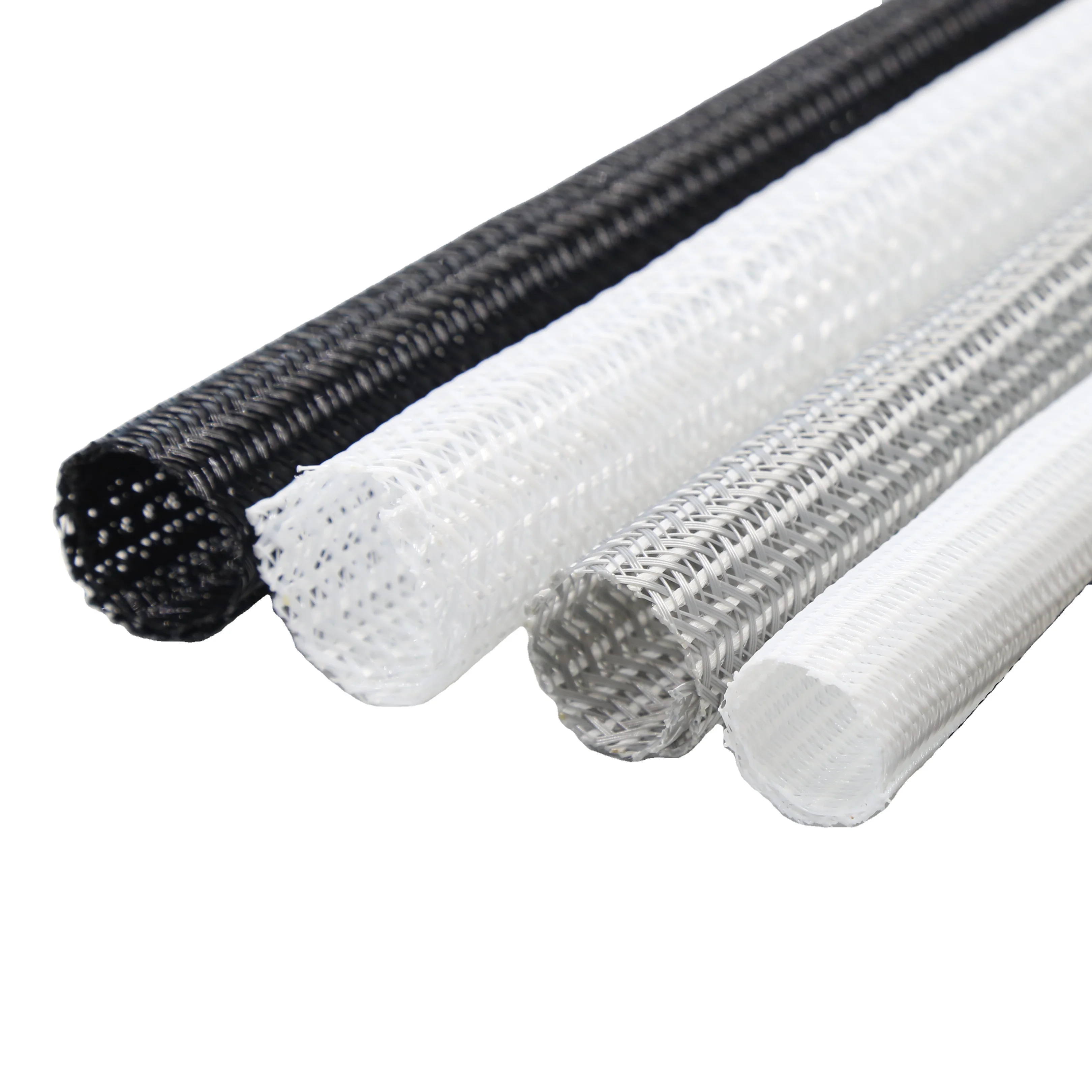 Wrap around Self closing  pp self-wrapping braided Split Sleeving