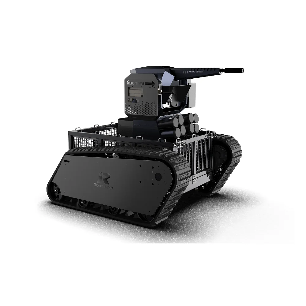 Factory direct sales medium-sized crawler robot chassis electric robot tank waterproof and shock-absorbing chassis