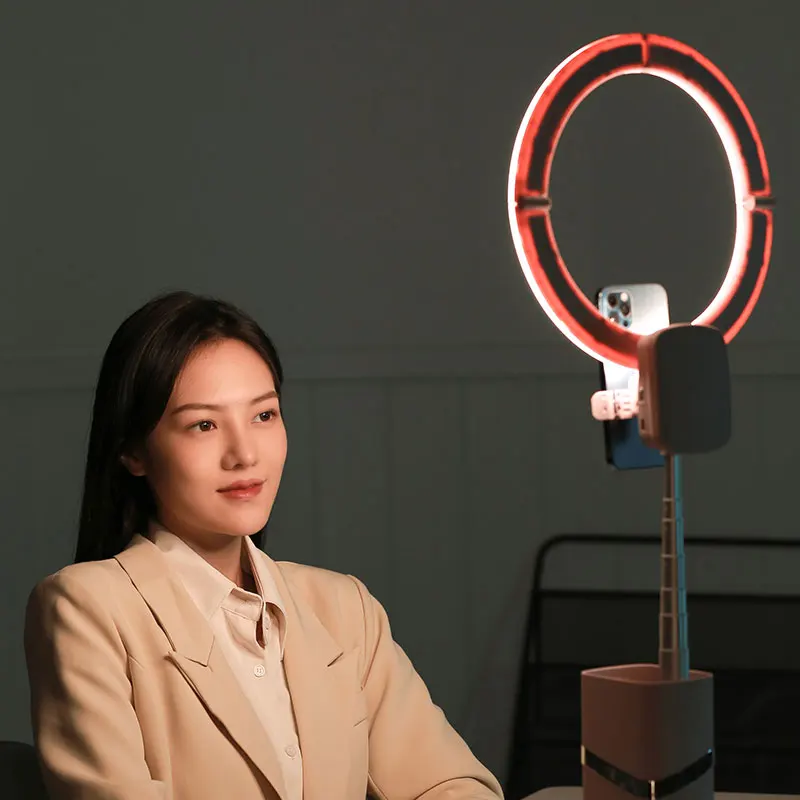 Wholesale Flexible  Led Ring Light Mobile Phone Holder Selfie Live Streaming  Dimming Tripod Stand Led Ring Light