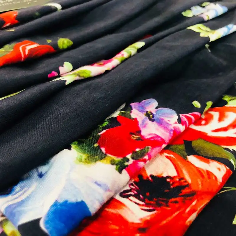 
40S knitted bamboo fiber spandex fabric eco friendly for pajamas and cloths 