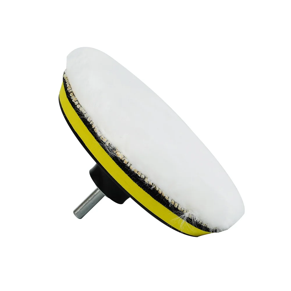 Compound drill 7inch buffing sponge pad set 12pcs foam polishing pad kit car polishing wool pads