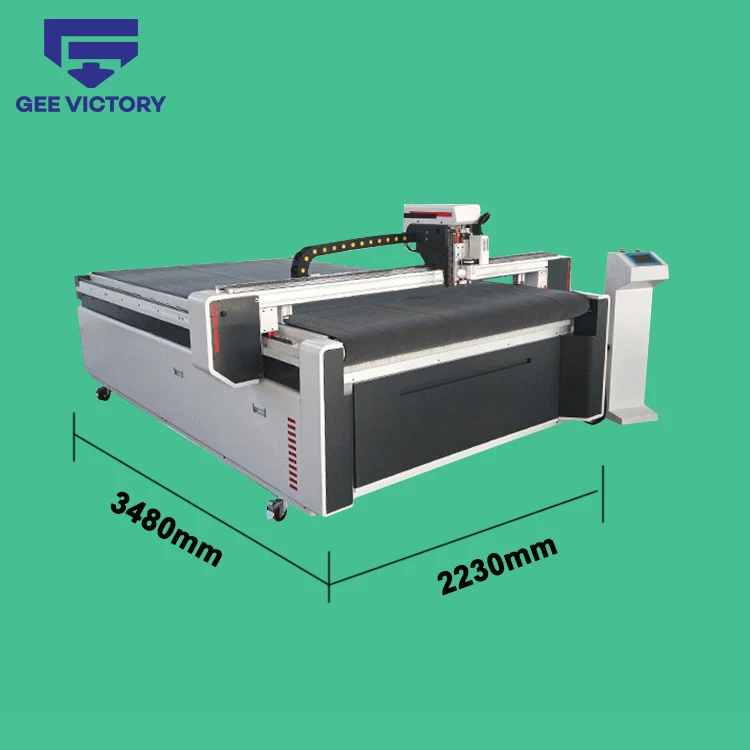Working area1600*2500mm of the vibration knife cutting machine