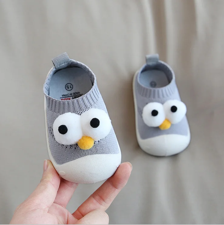 children Slippers winter indoor flannel solid plush home shoes for baby girls boys toddler soft warm non slip kids house slipper