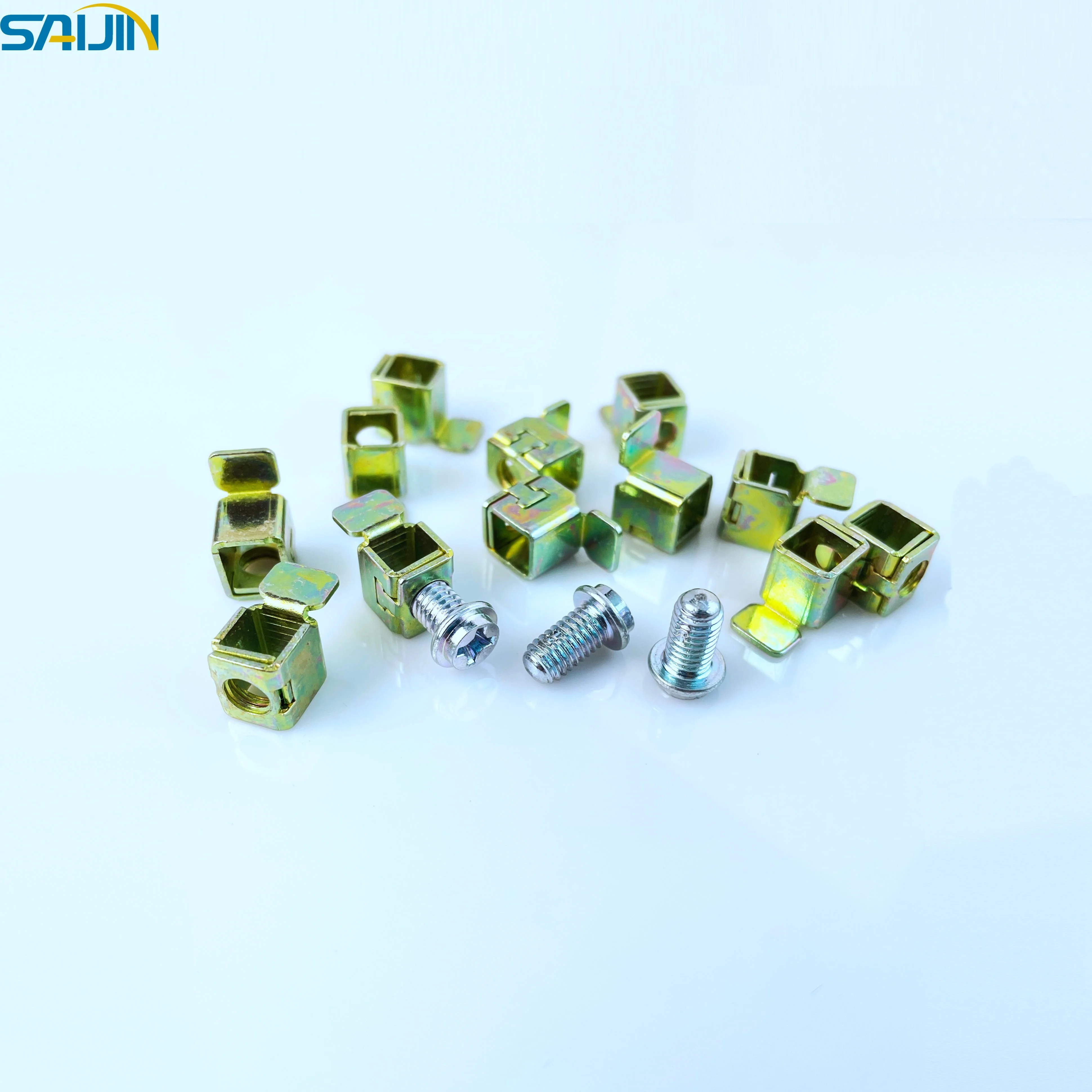 Новый дизайн, Клеммная клетка для розетки, из мягкой стали, оцинкованная, M6, 45H